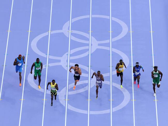 Final 100 metros planos Juegos Olímpicos París 2024 | Foto: GettyImages