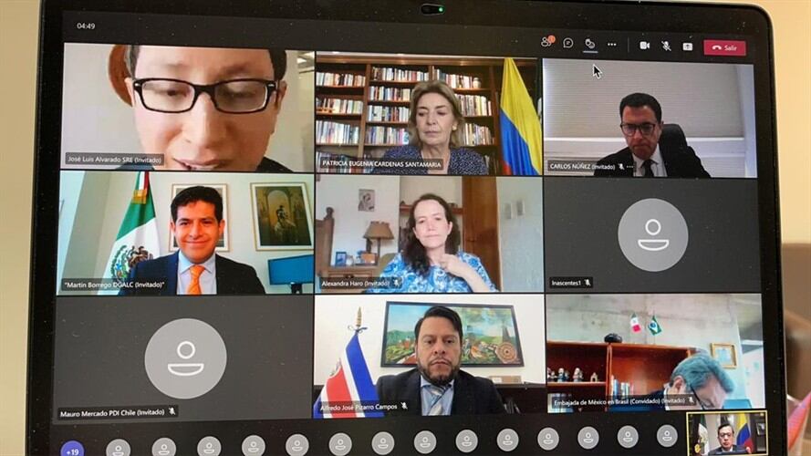 Denuncias de colombianos en México. Foto: Twitter Consulado en México