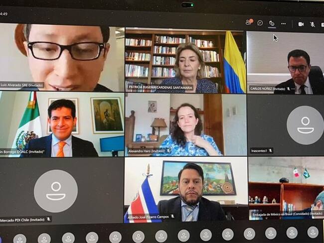 Denuncias de colombianos en México. Foto: Twitter Consulado en México