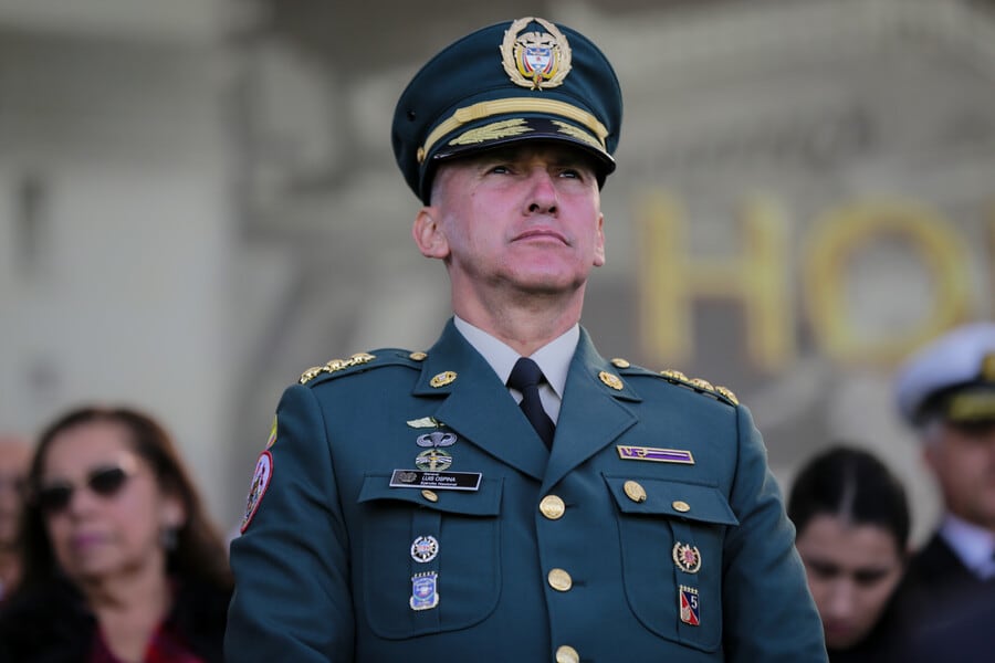 General Luis Mauricio Ospina Gutiérrez, excomandante del Ejército Nacional de Colombia. Foto: Colprensa.