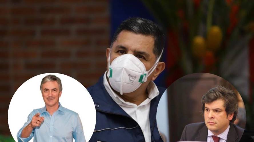 Rifirrafe entre Ospina y congresistas del Centro democrático por minga indígena. Foto: Alcaldía de Cali.[