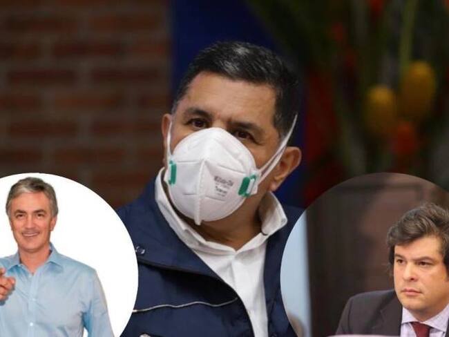 Rifirrafe entre Ospina y congresistas del Centro democrático por minga indígena. Foto: Alcaldía de Cali.[