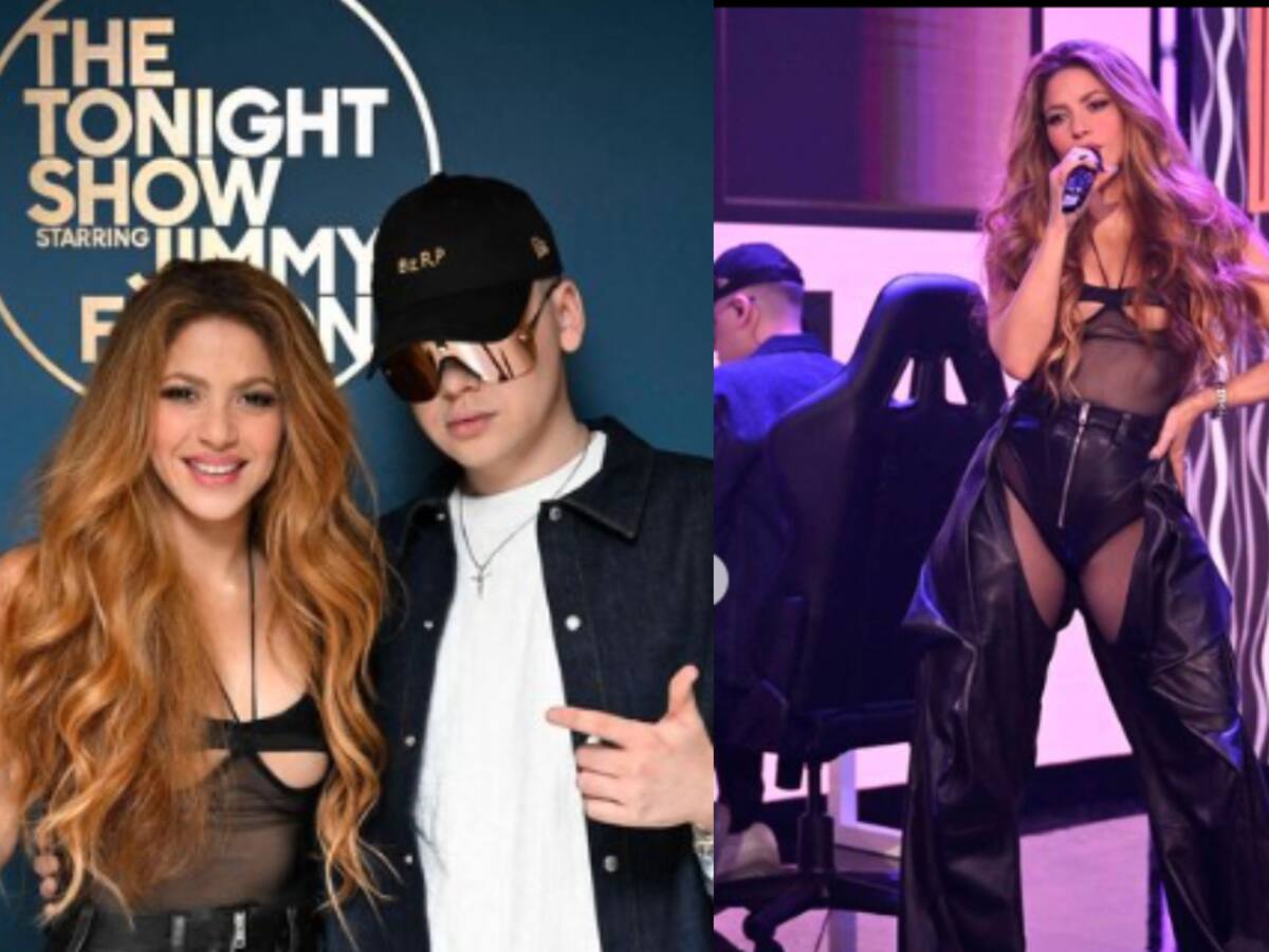 Video: así fue la presentación de Shakira y Bizarrap en el show de Jimmy Fallon