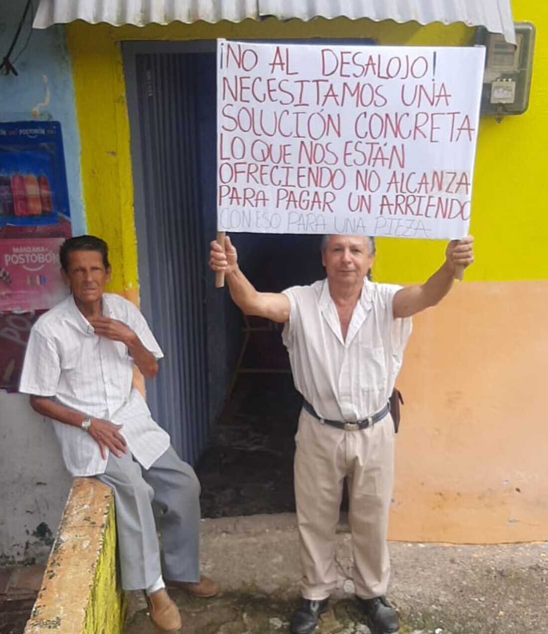 Desalojo de habitantes de la Avenida del Río en Pereira / Foto: W Radio