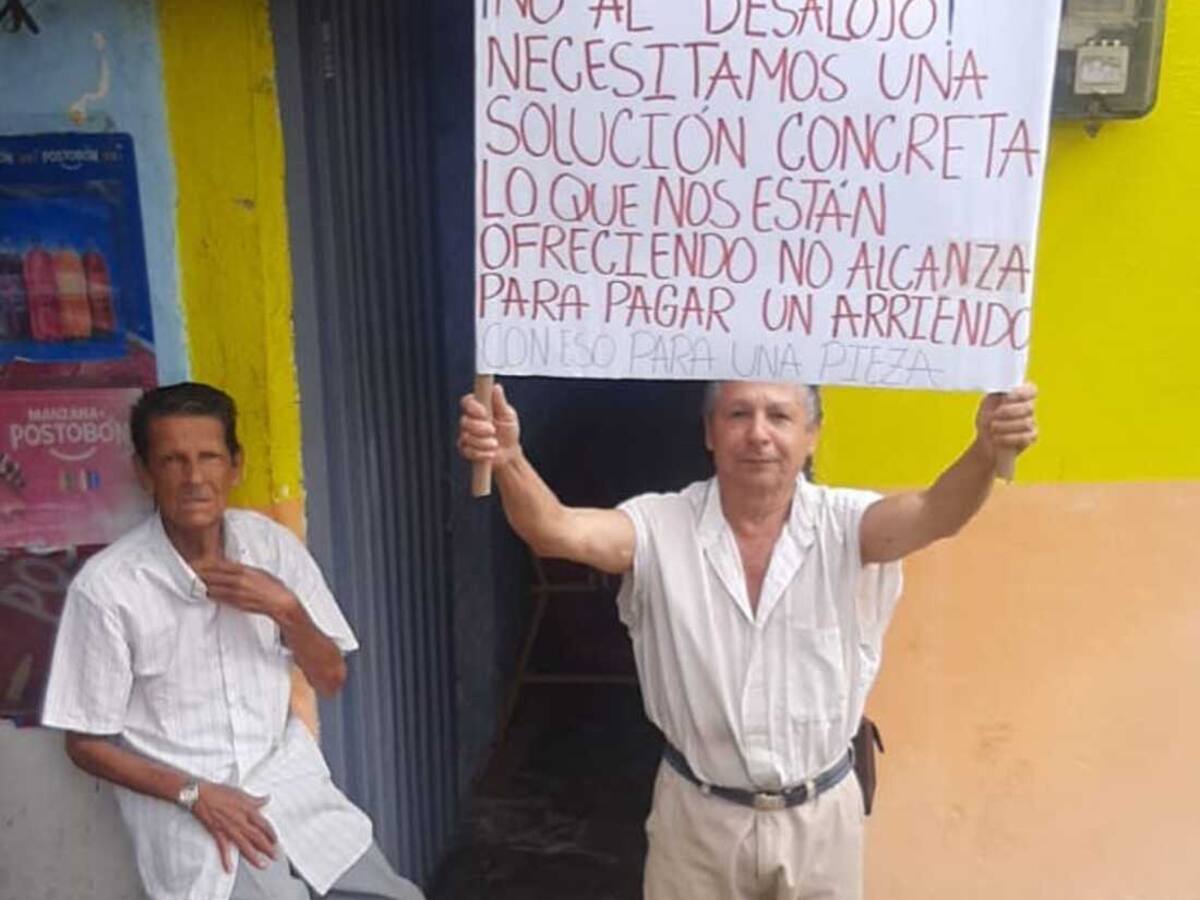 Desalojo en Av. del Río en Pereira: comunidad pide que se les compren sus viviendas