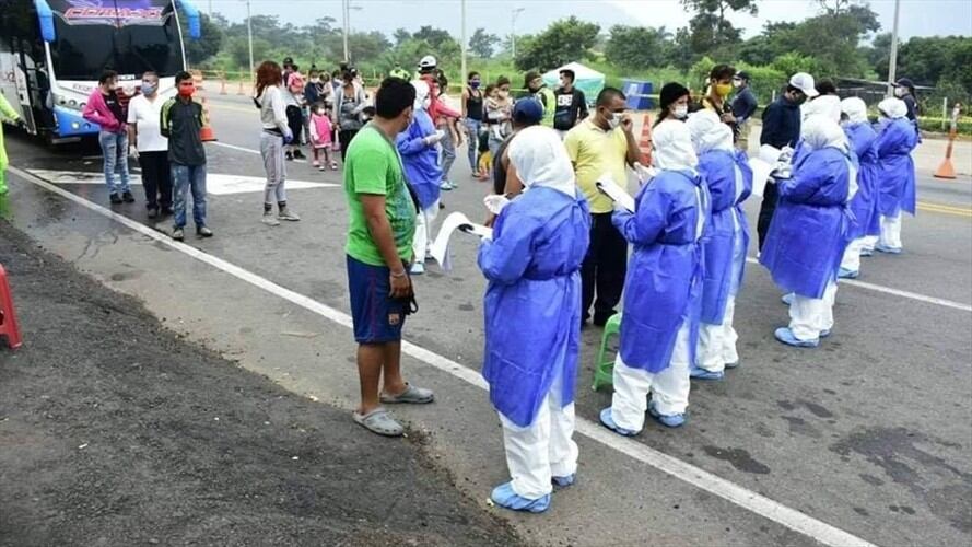 Más de 600 venezolanos regresaron a Venezuela a través de un corredor humanitario . Foto: Cortesía