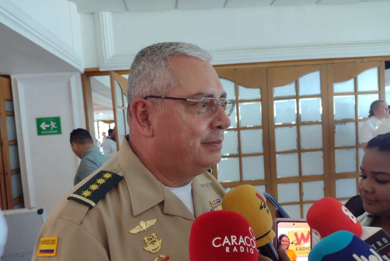 comandante de las Fuerzas Militares de Colombia, general Helder Fernán Giraldo. Foto: W Radio