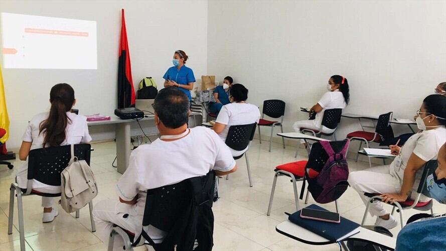 Inició estudio y toma de muestras del COVID-19 en Cúcuta. Foto: Cortesía