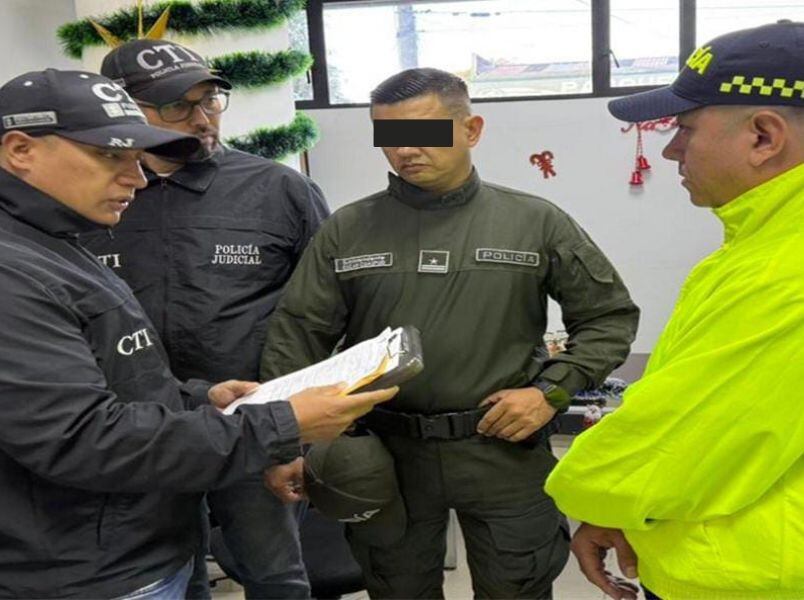 Policía capturado en Bogotá por un homicidio ocurrido en Pereira 