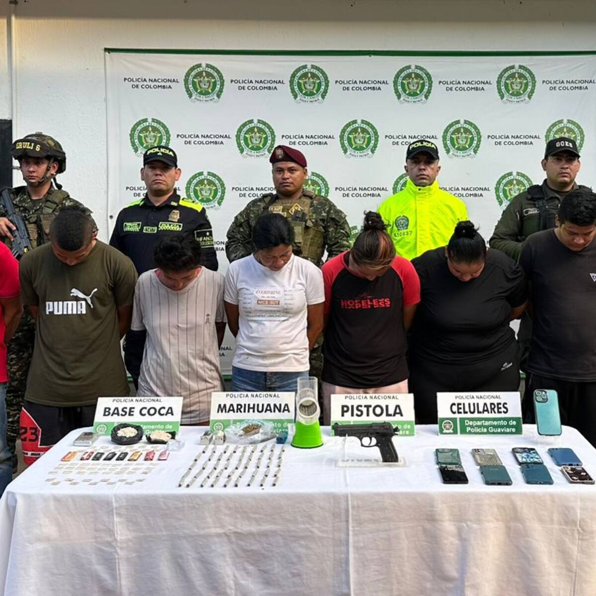 Policía y Ejército adelantan operativos contra el narcotráfico en Guaviare