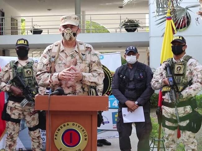 Frustran secuestro de dos comerciantes en el municipio de Zona Bananera, Magdalena. Foto: Cortesía: Ejército Nacional