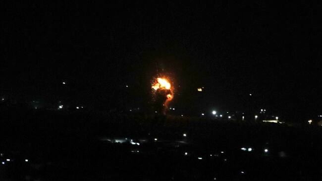 Otro cohete lanzado desde Gaza hacia Israel por segundo día consecutivo. Foto: Getty Images / Anadolu Agency / Colaborador