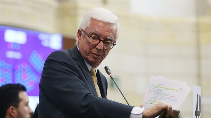 Un grupo de dirigentes políticos, entre los que se destaca el senador Jorge Enrique Robledo, envió una carta pidiendo la escisión voluntaria del Polo Democrático. Foto: Colprensa / CAMILA DÍAZ