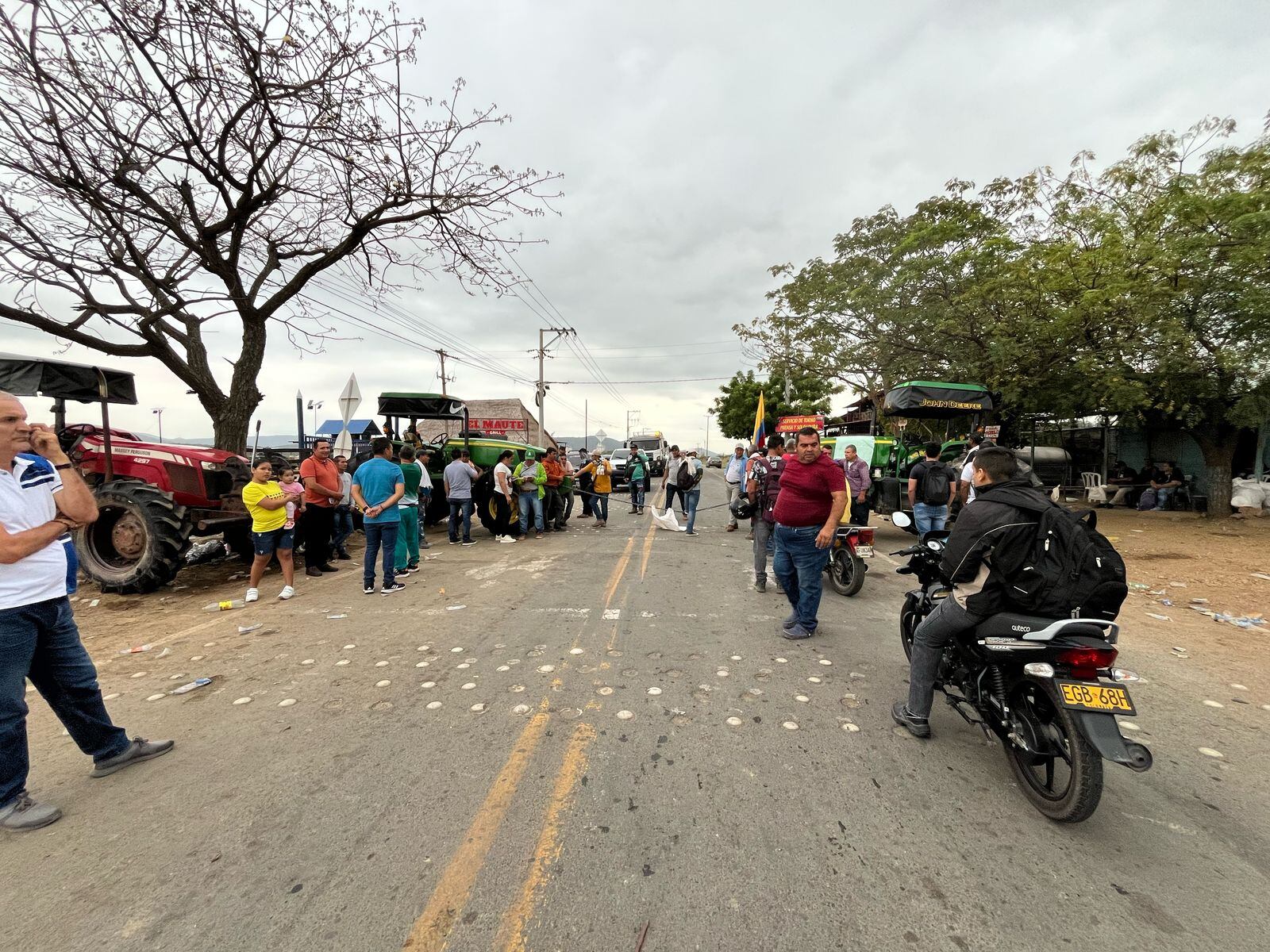Paro arrocero en Norte de Santander. / Foto: W Radio Cúcuta.
