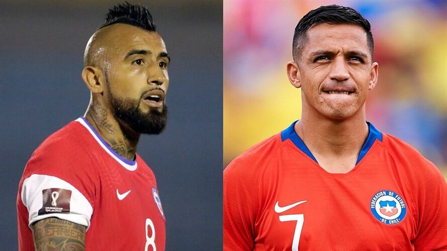 Arturo Vidal y Alexis Sánchez buscarán victoria ante Colombia. Foto: Getty