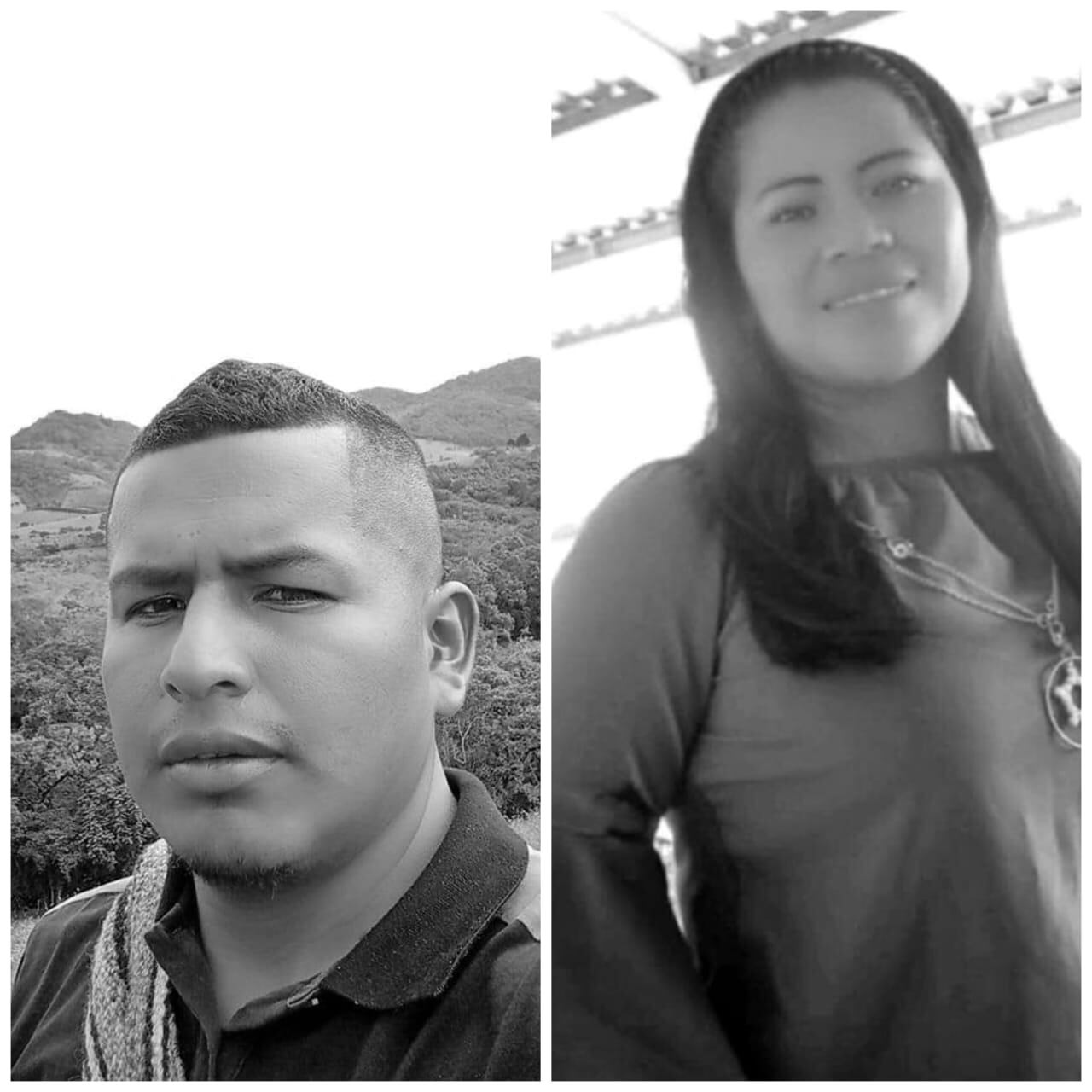 Firmantes de paz asesinados en el Cauca. Crédito: Red de Apoyo Cauca.