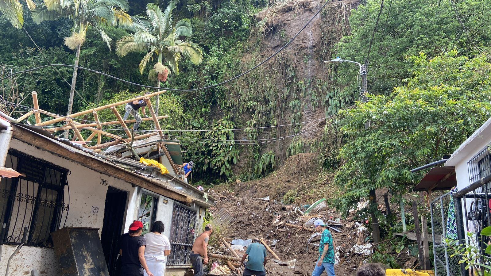 Deslizamientos. Foto: W Radio