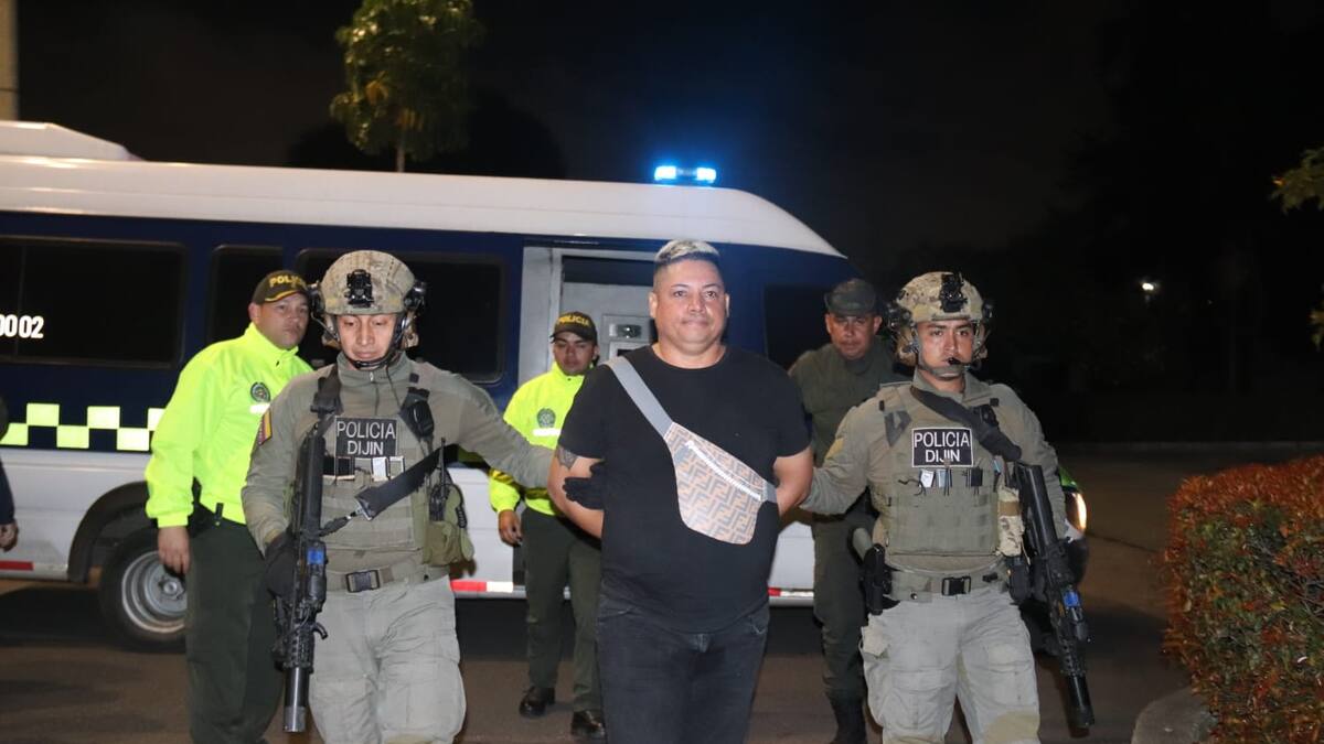 Capturan a cabecilla financiero de las AGC y socio de alias ‘Chiquito Malo’