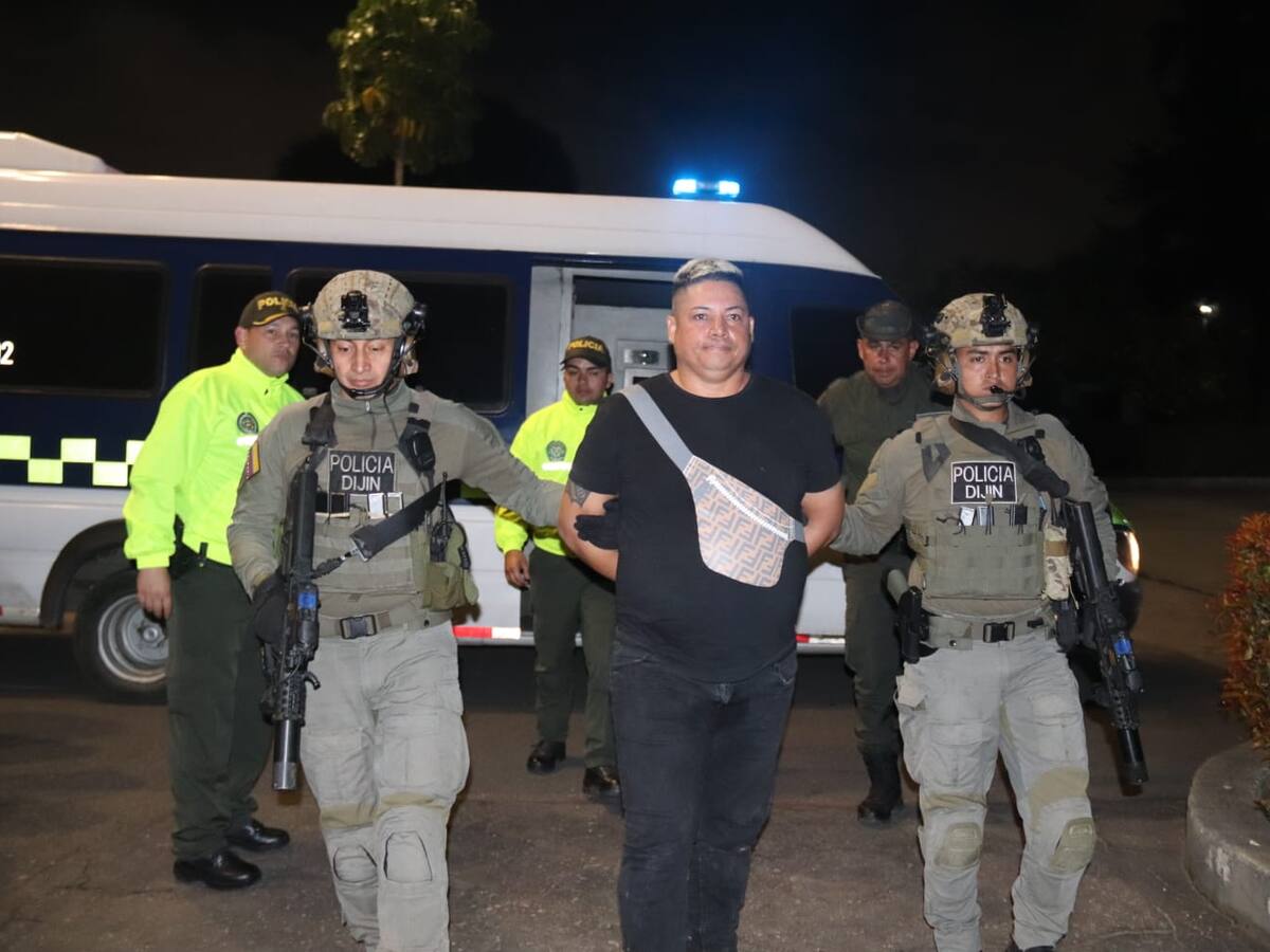 Capturan a cabecilla financiero de las AGC y socio de alias ‘Chiquito Malo’