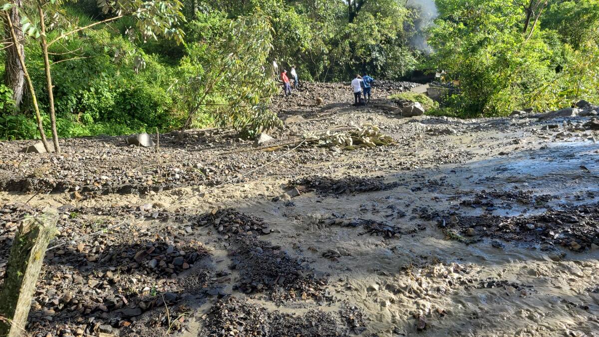 Son 15 veredas en Páez incomunicadas por avalancha en la vía Boyacá - Casanare