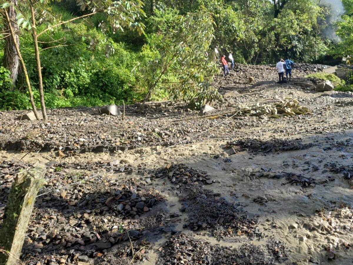 Son 15 veredas en Páez incomunicadas por avalancha en la vía Boyacá - Casanare