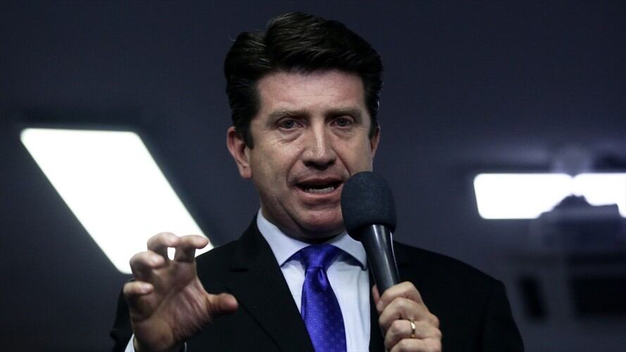Ministro de Defensa, Diego Molano, se refiere a la salida de las Farc de la lista de guerrillas en los EE.UU. Foto: Colprensa