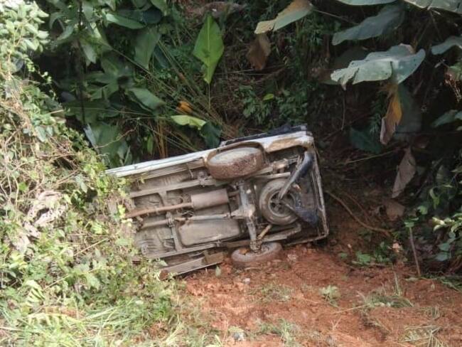 Las autoridades iniciaron las investigaciones pertinentes para establecer las causas del accidente. Crédito: Red de Apoyo Cauca.