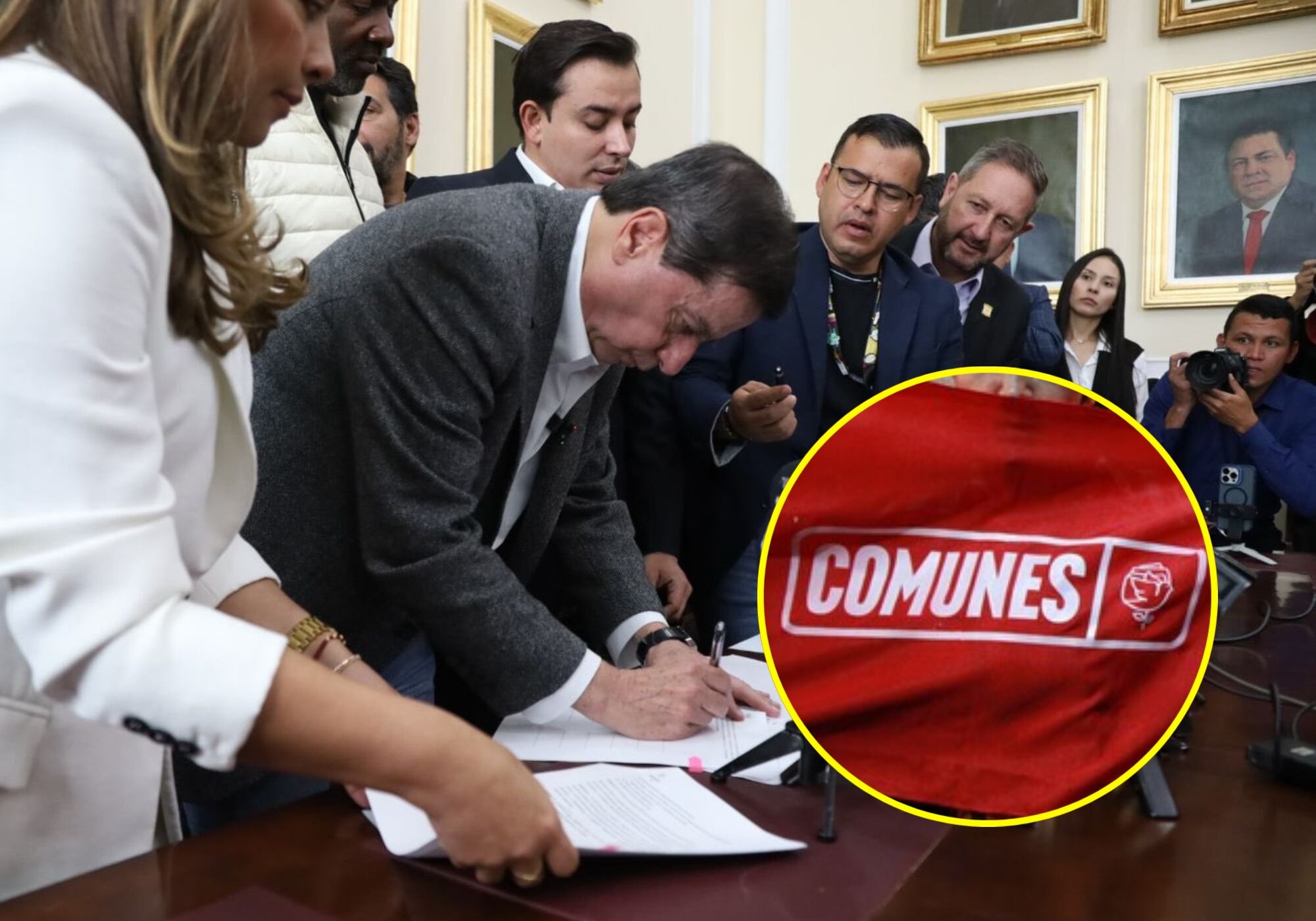 Reforma política y partido Comunes. Foto: Suministrada y (Colprensa - Camila Díaz)