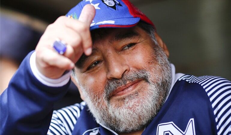 Exfutbolista argentino Diego Armando Maradona. Foto: Marcos Brindicci/Getty Images