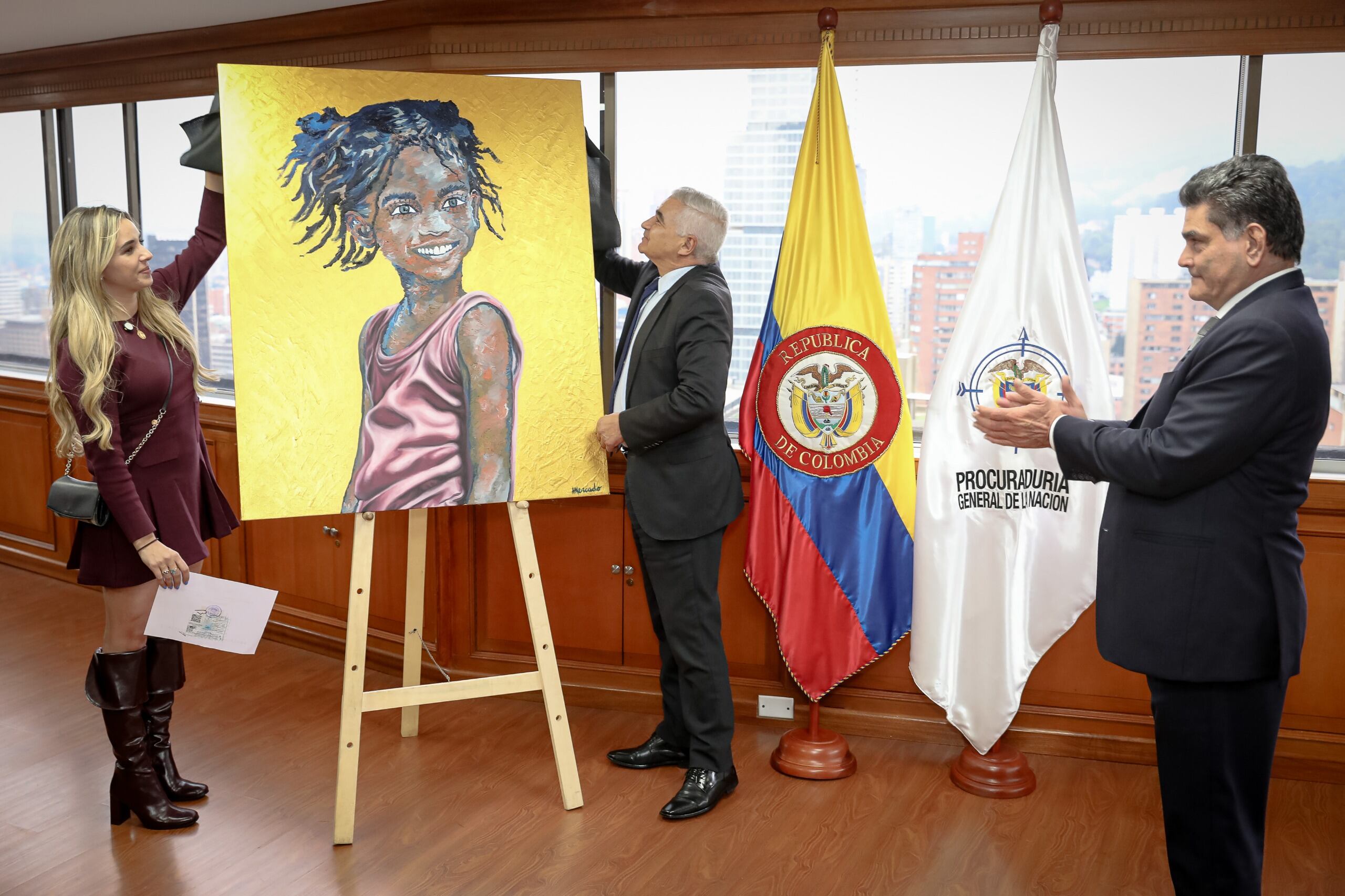 Procurador Eljach anunció que abrirá “espacio para el arte” en la sede del ente de control. Foto: Procuraduría.