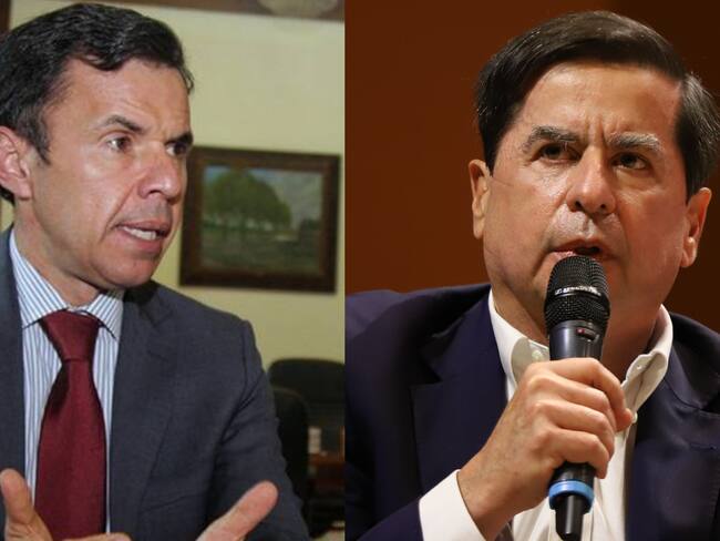 Exministros Guillermo Rivera y Juan Fernando Cristo. Fotos: Colprensa.