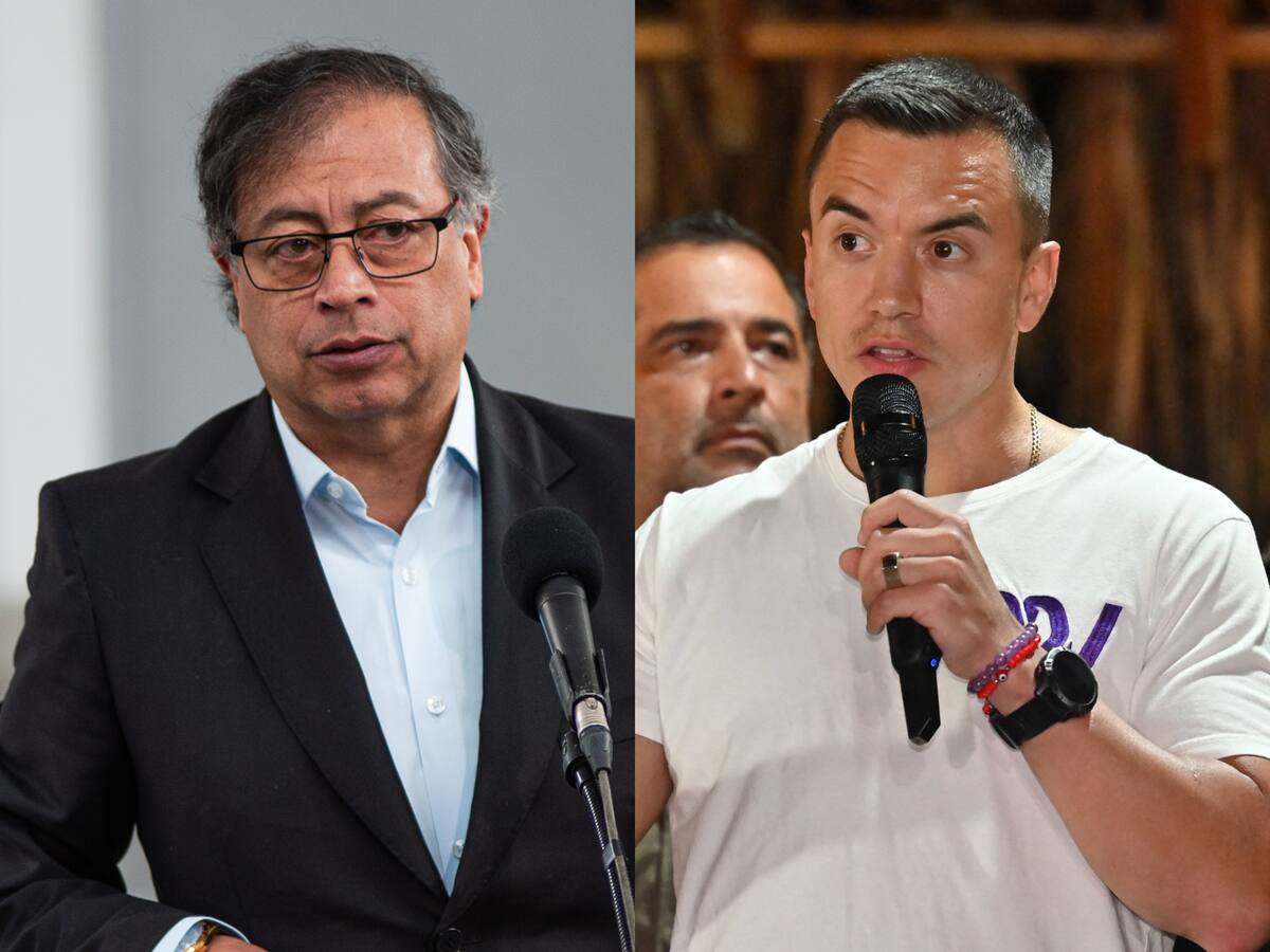 Gustavo Petro, único jefe de Estado confirmado para investidura de Noboa en Ecuador