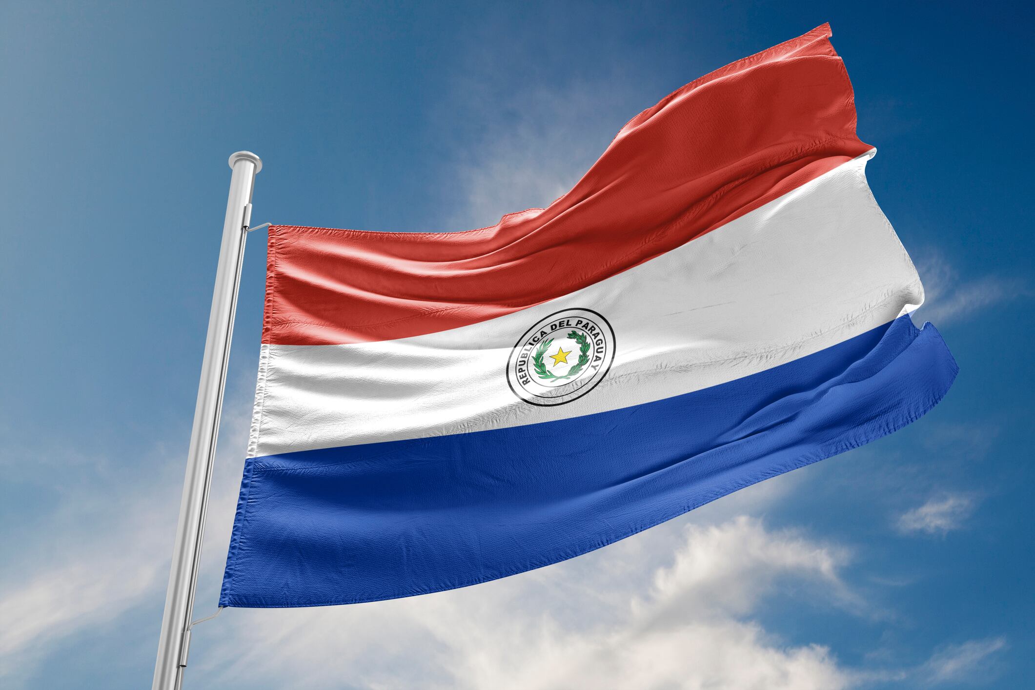 Bandera de Paraguay imagen de referencia. Foto: Getty Images.
