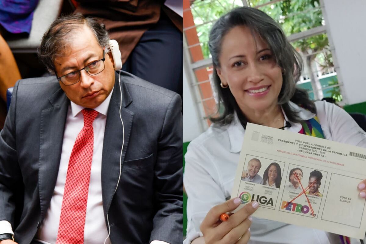 Gustavo Petro y Sonia Bernal. Fotos: Getty Images y suministrada.
