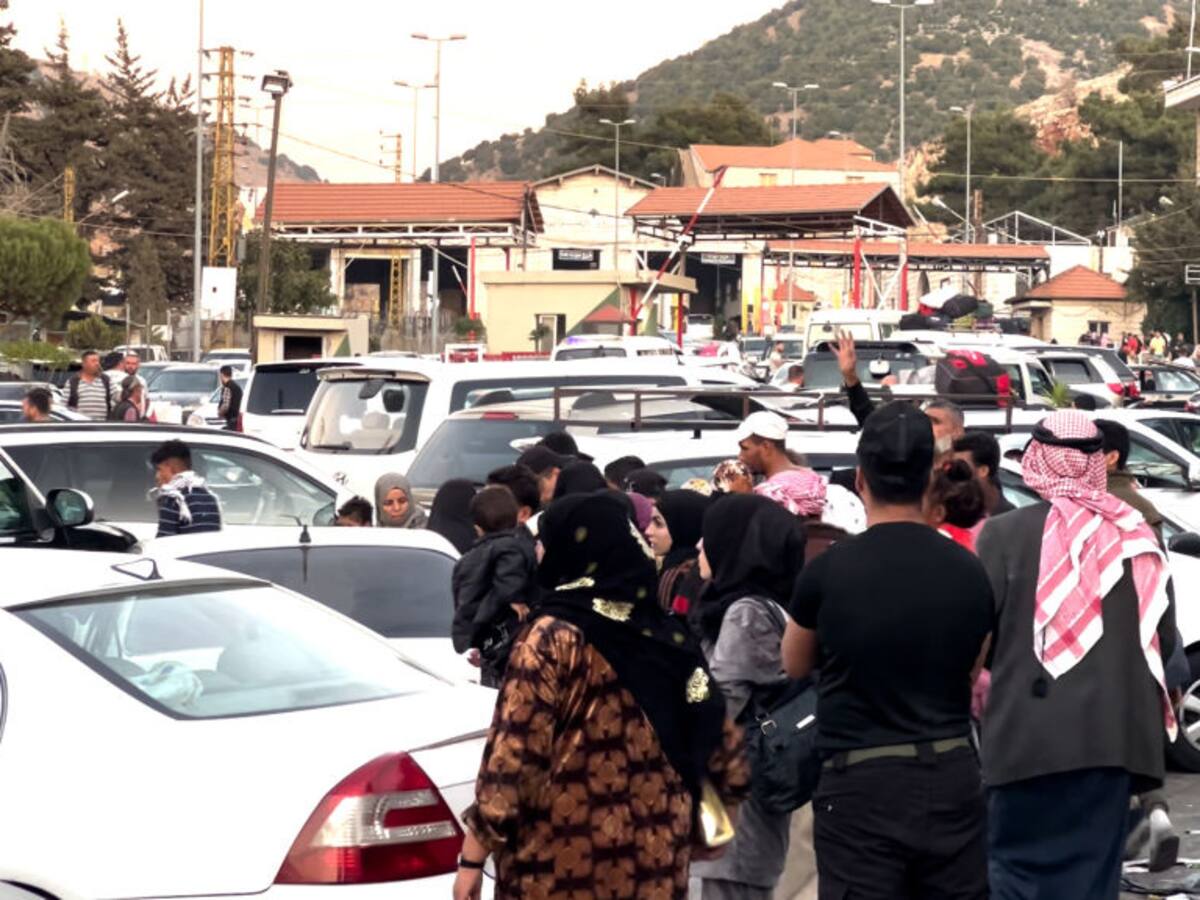 Al menos 128.000 personas han cruzado a Siria desde el Líbano tras ataques israelíes