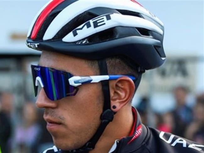 Molano ganó en la etapa que se corría entre los municipios de Paipa y Zipaquirá. Foto: Instagram: sebasmolano_