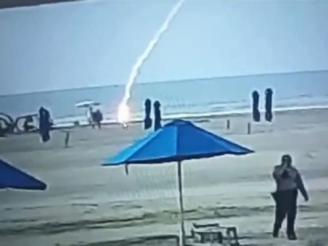 Murió turista en playas de Cartagena al caerle un rayo