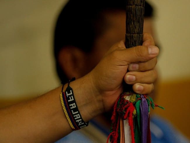 Se trata de Ramón Ascué, comunero indígena, quien fue atacado con arma de fuego por sicarios. Foto: Colprensa