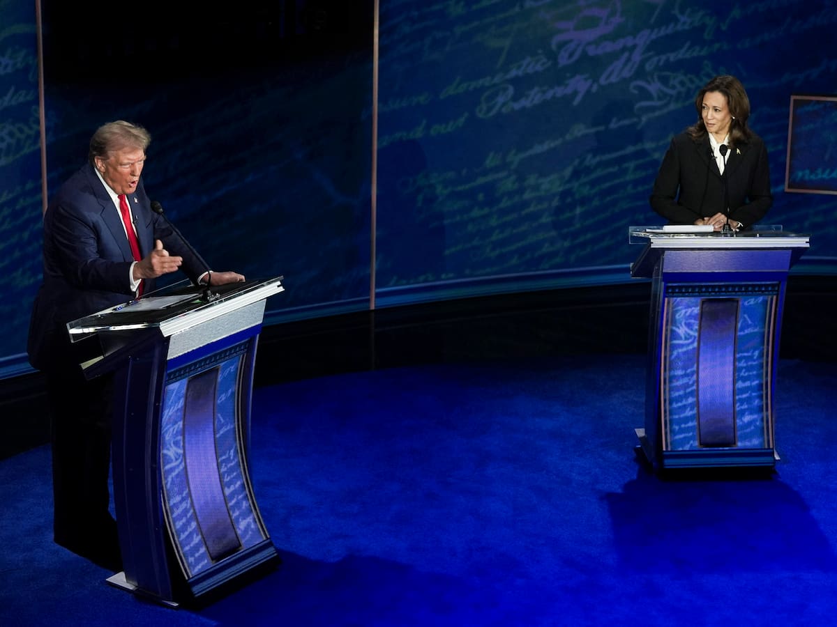 Harris reiteró que la guerra en Gaza debe cesar mientras que Trump criticó su postura