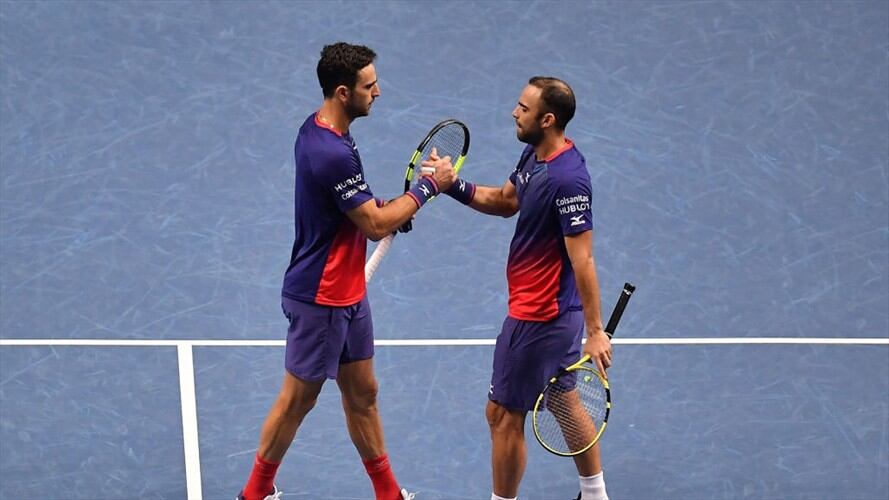 El tenis colombiano hace pleno en categoría masculina en los Juegos Olímpicos de Tokio 2020.. Foto: Justin Setterfield/Getty Images