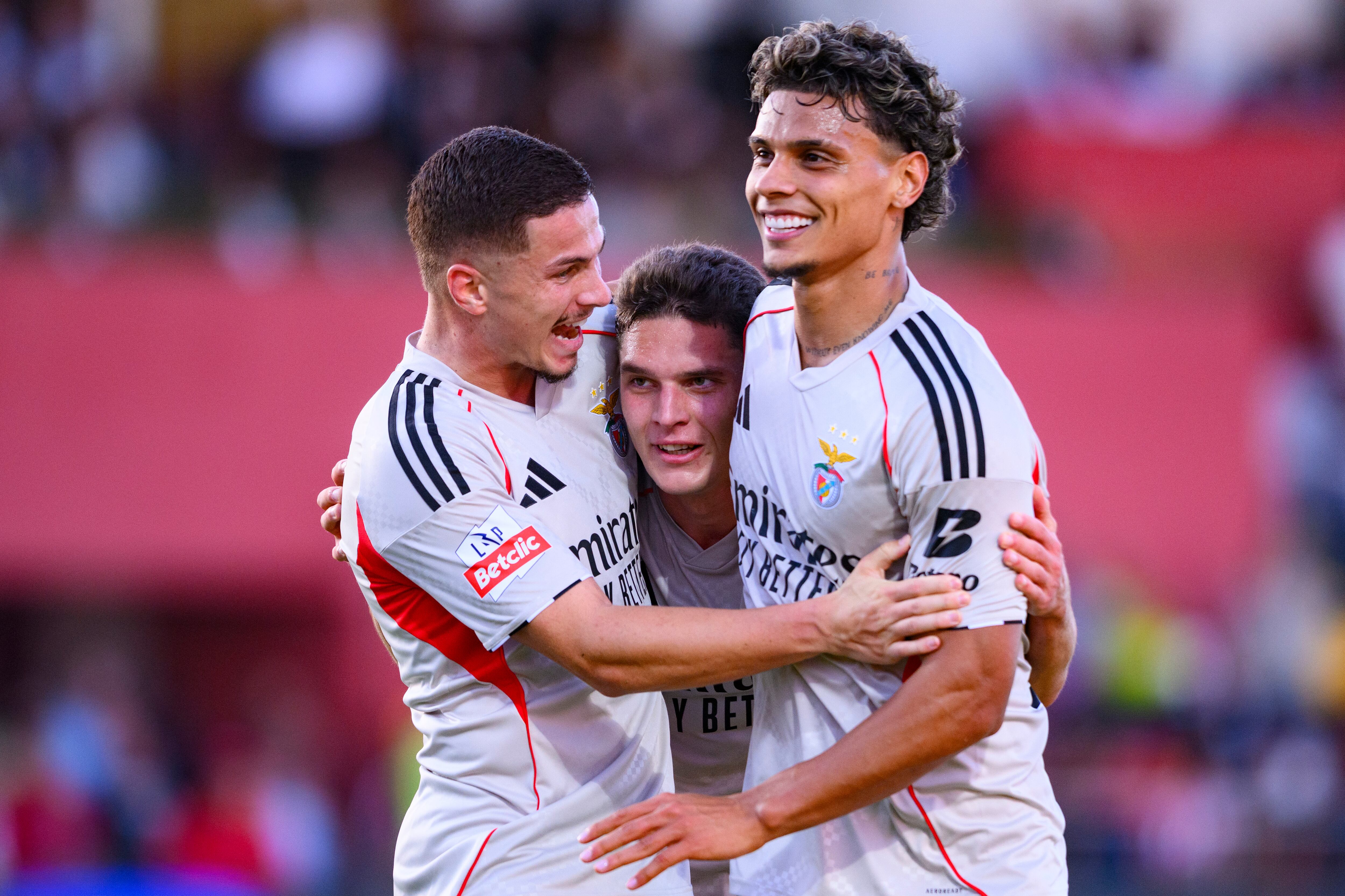 Benfica celebrando. Foto: Miguel Lemos/Eurasia Sport Images/Getty Images