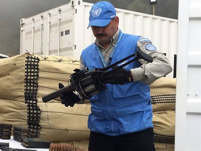 ONU ya tiene en su poder las 7.132 armas de las Farc. Foto: Colprensa