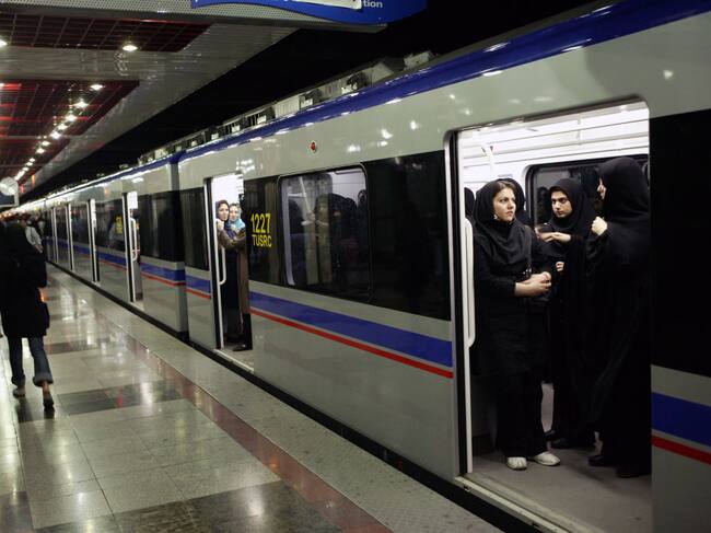 Imagen de referencia del metro de Teherán. Foto: Getty Images.