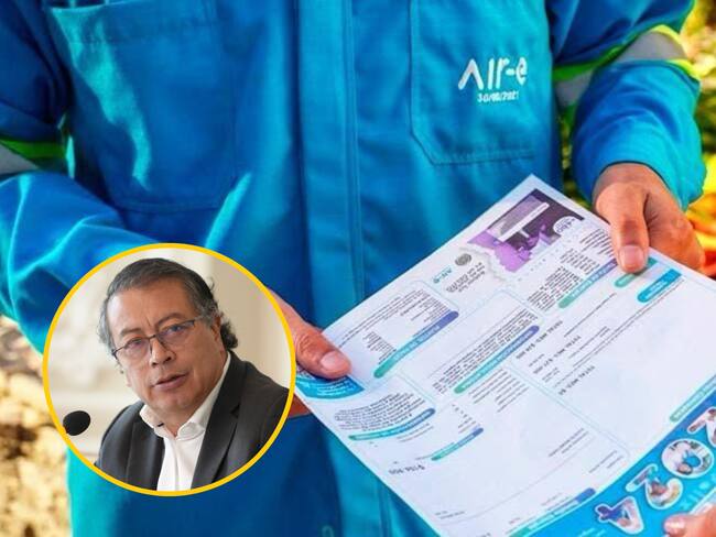 Air-e (Cortesía Air-e) / Gustavo Petro (Getty Images)