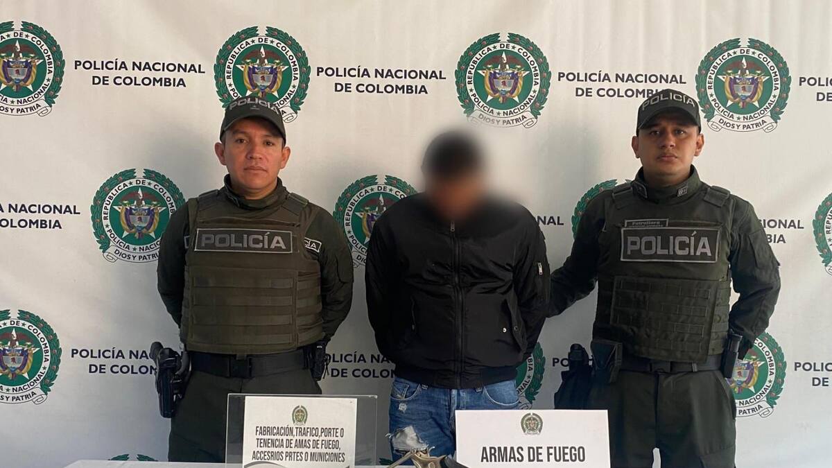 Capturan a alias ‘Caqueta’, dedicado al alquiler de armas y al robo de locales comerciales