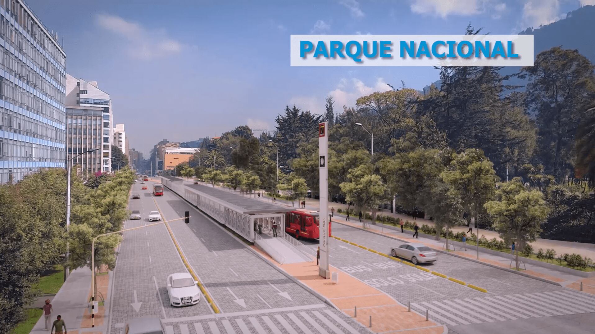 Imagen de referencia TransMilenio por la Carrera Séptima: Foto: IDU