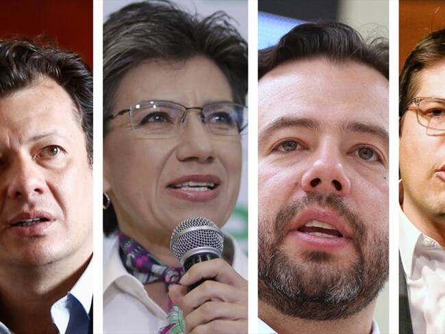 Candidatos a la Alcaldía de Bogotá reaccionaron a los resultados de las últimas encuestas