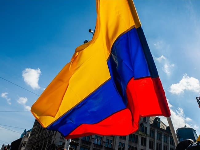 Imagen de referencia de la bandera colombiana. Foto: Ana Fernandez/SOPA Images/LightRocket via Getty Images
