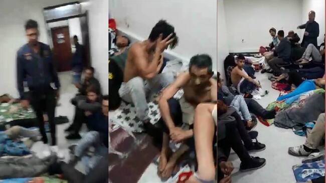 Denuncian hacinamiento en la URI de Paloquemao . Foto: Captura de pantalla