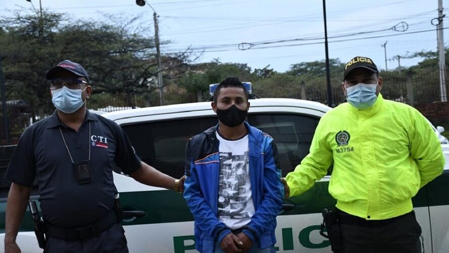 Capturado alias "Jorge" integrante de "Los Pelusos" comprometido en un homicidio múltiple. Foto: Cortesía